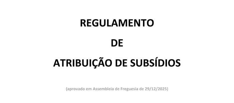 Regulamento de Atribuição de Subsídios
